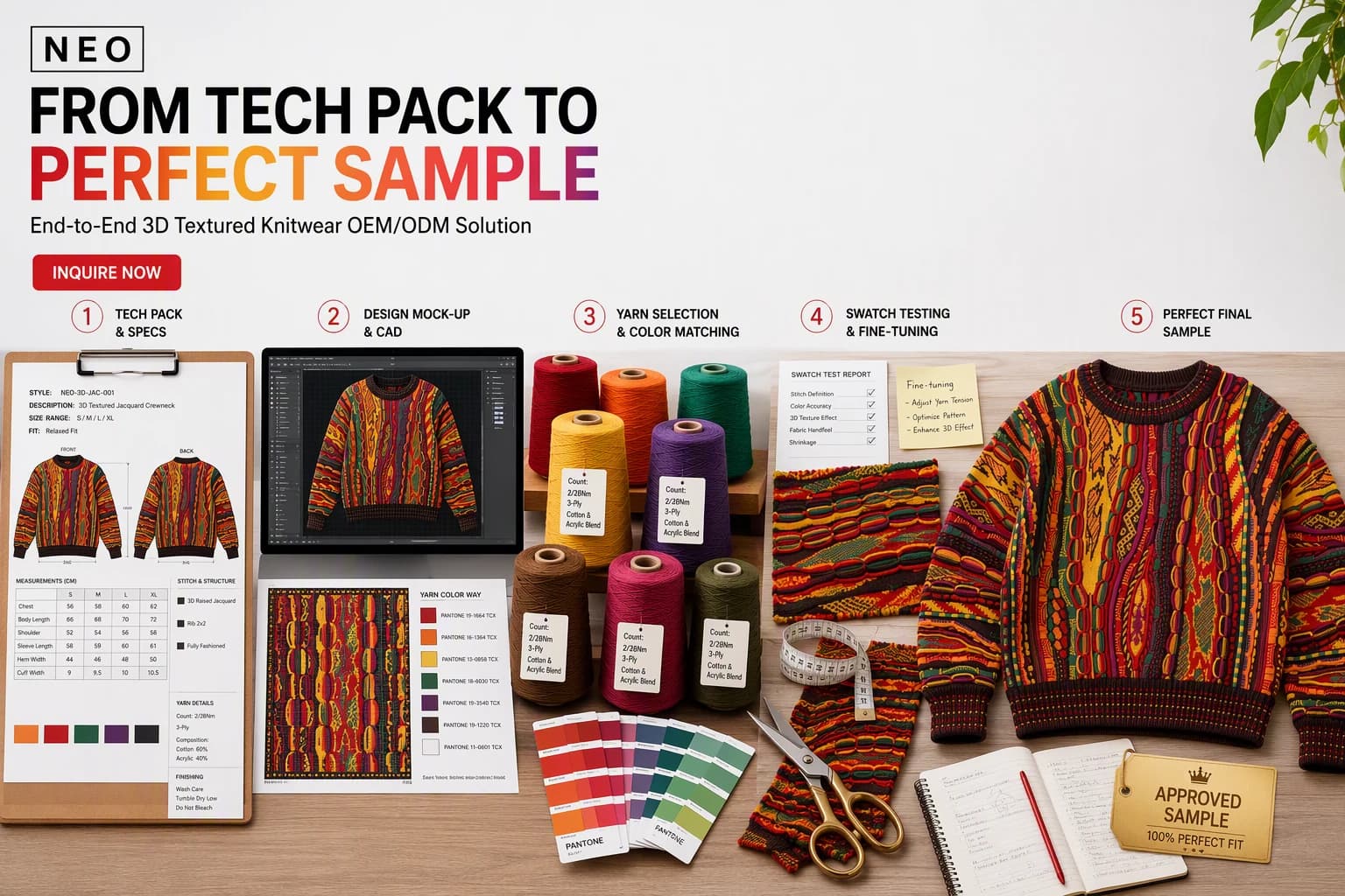 From Tech Pack to Perfect Sample: How Knitwear Sampling Actually Works