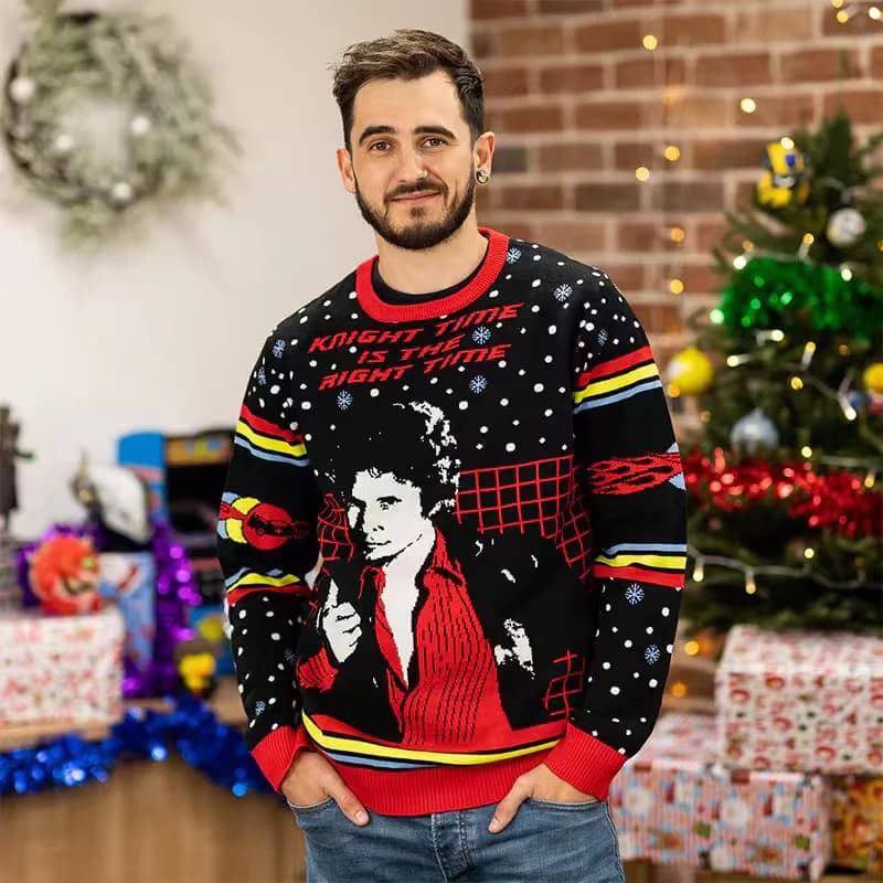 Ugly Christmas Holiday Jacquard Sweater