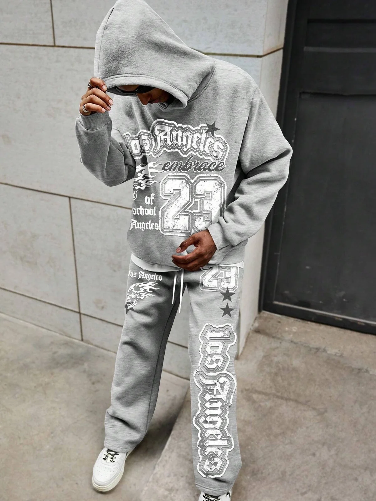 Heavyweight Knitted Fleece Hoodie view 2
