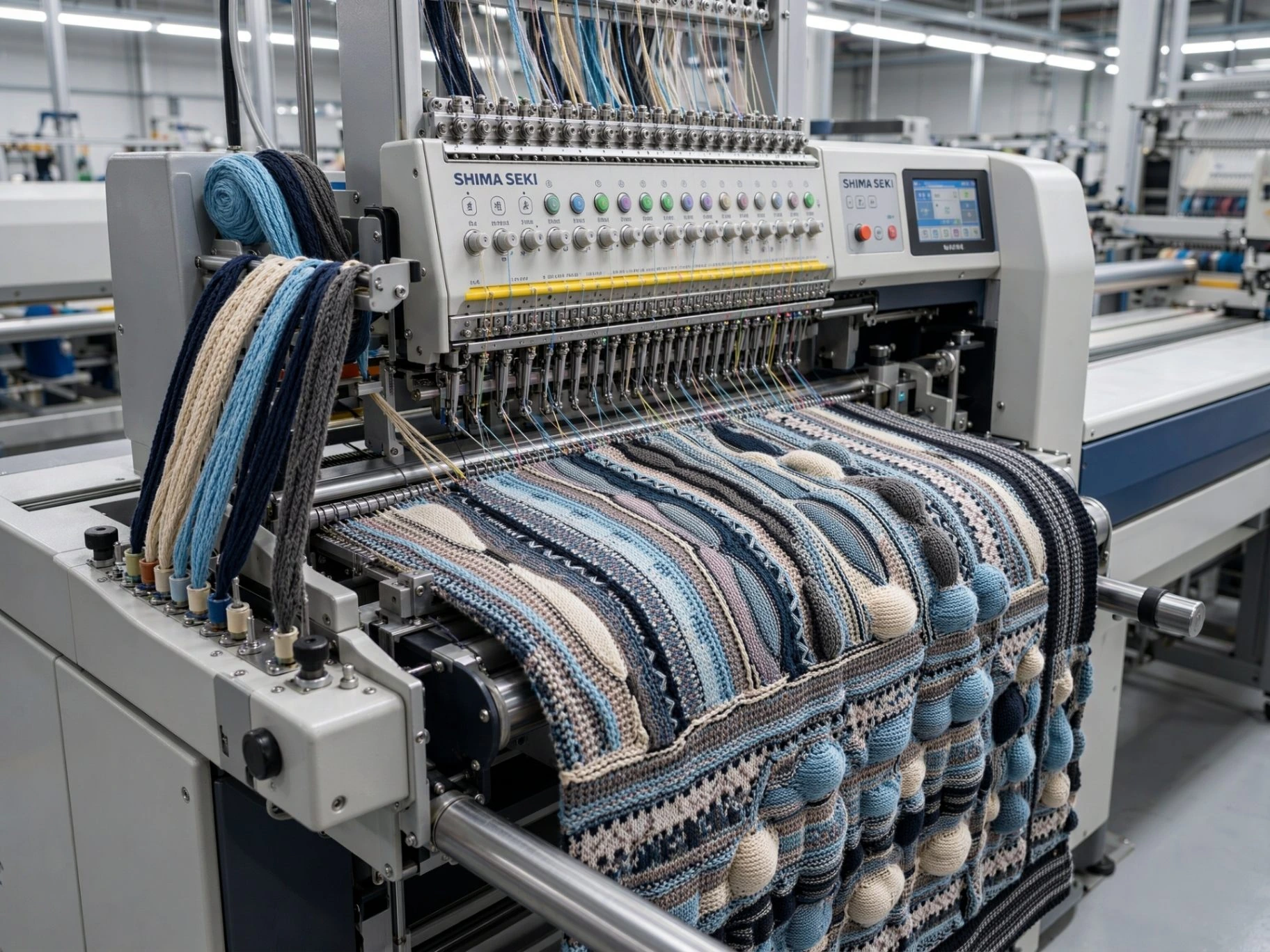 How 3D Relief Knitwear Is Made: Inside a Bitter-Gourd Programme