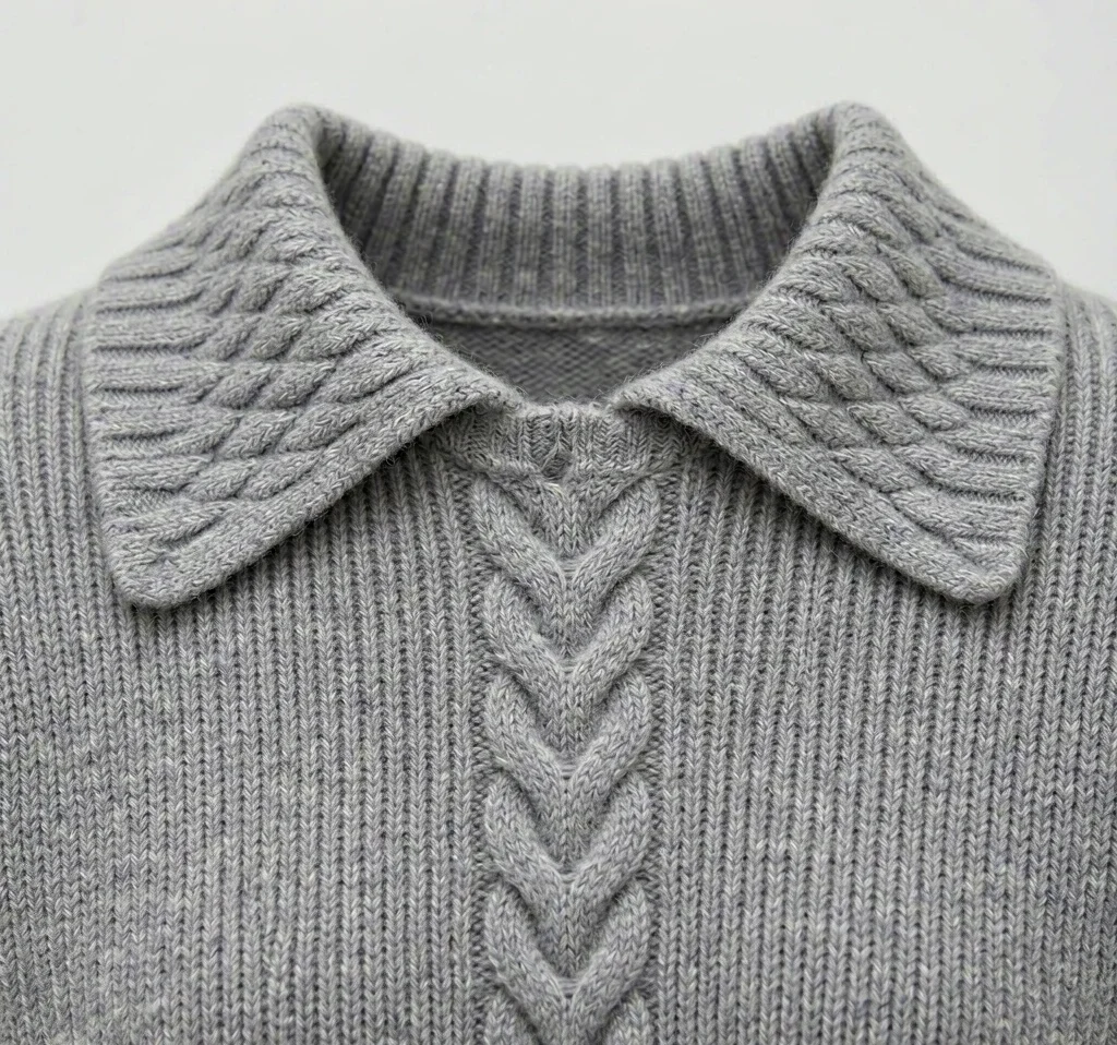 Custom Women's Bell Sleeve Cable Knit Sweater view 5