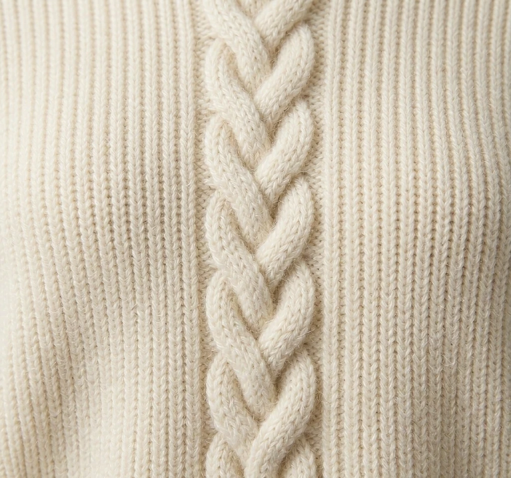 Custom Women's Bell Sleeve Cable Knit Sweater view 7