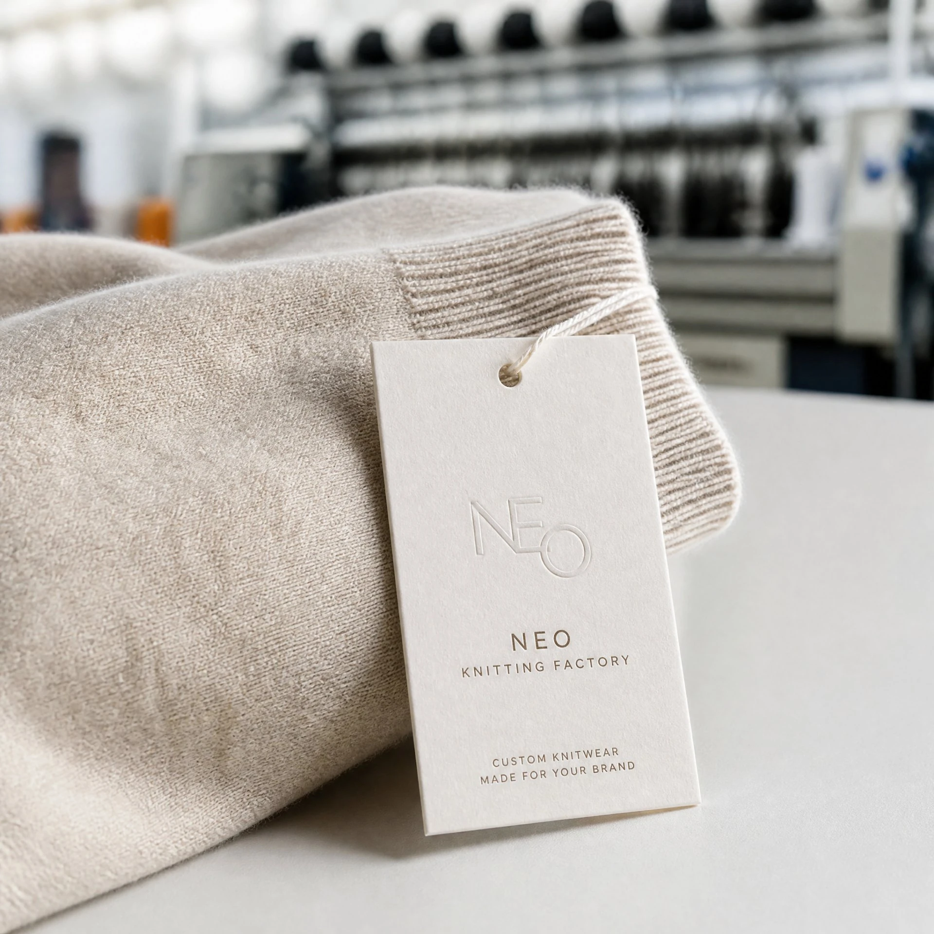 Custom Cashmere & Wool Knit Polo Shirt view 3