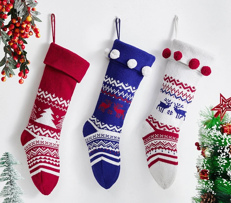 Custom Knitted Christmas Stocking view 2