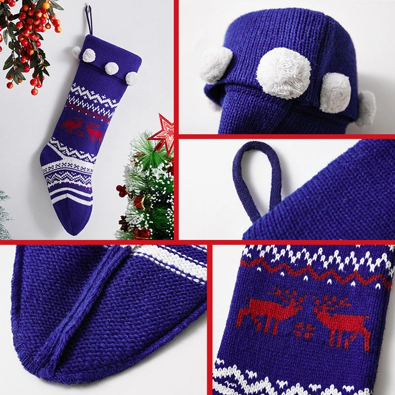 Custom Knitted Christmas Stocking view 3