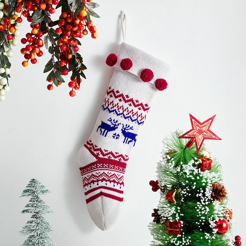 Custom Knitted Christmas Stocking view 4