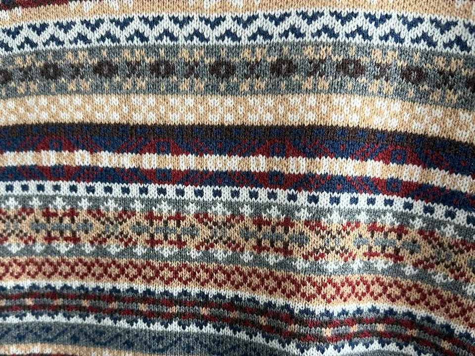 Custom Fair Isle Jacquard Knit Sweater view 3