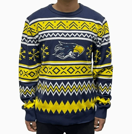 Custom Football Christmas Sweater view 4