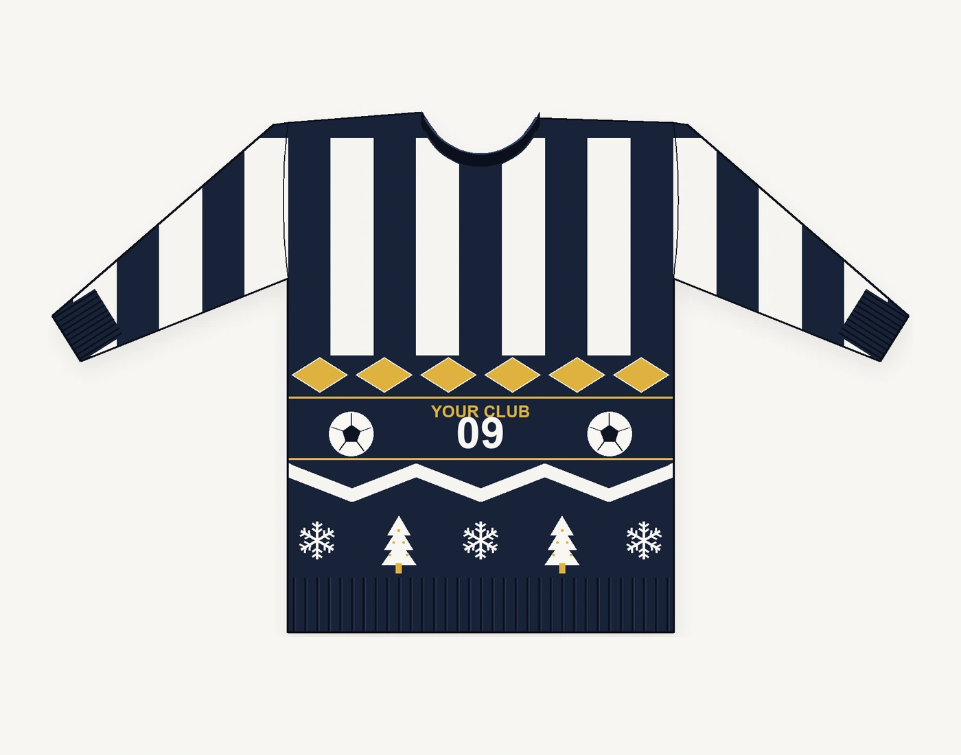 Custom Football Christmas Jumper