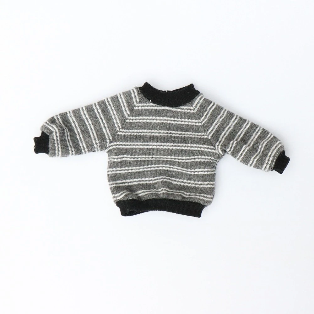 Custom Striped Raglan Doll Sweater