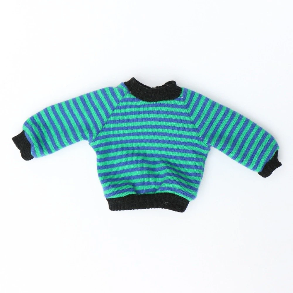 Custom Striped Raglan Doll Sweater view 2
