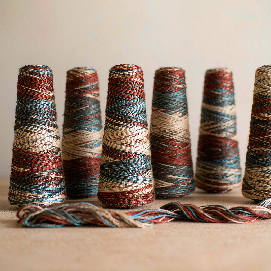 Custom Space-Dyed Stripe Cardigan view 7
