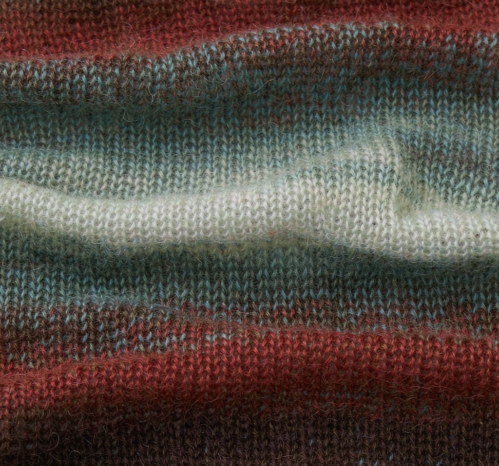 Custom Space-Dyed Stripe Cardigan view 8